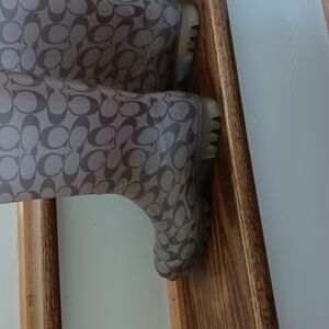 New Coach Monogram Rain Boots, Great Quality Material, and Stylish Format
